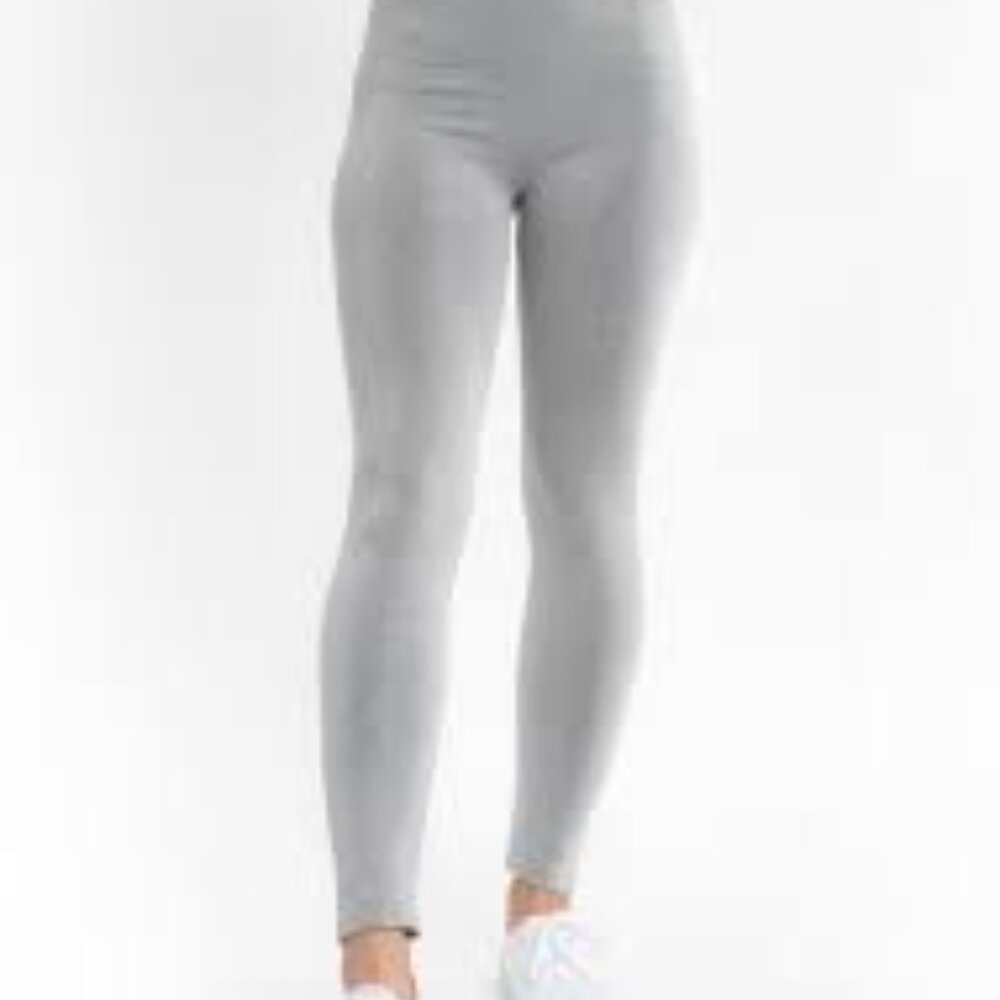 Elietian leggings high-waist gray smoothing slimming breathable